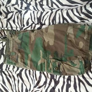 Army cargo shorts